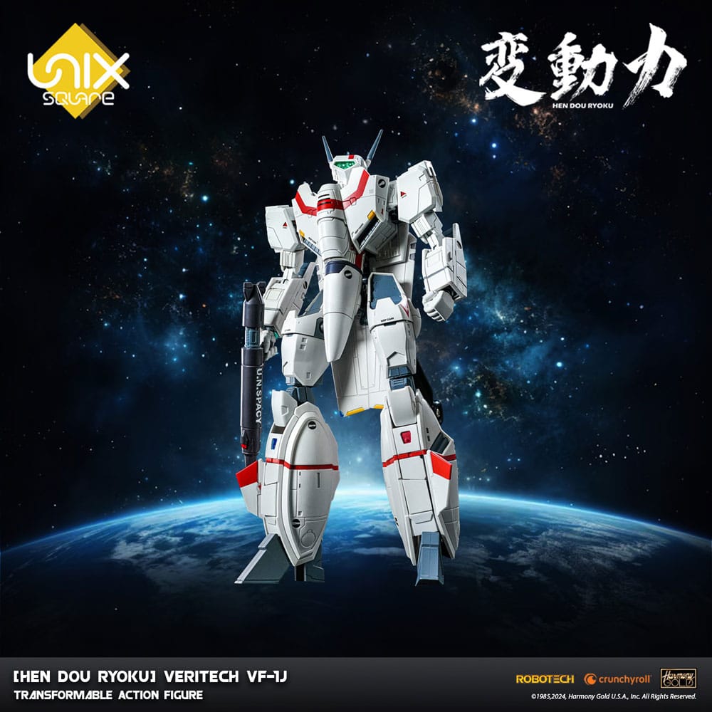 Hen Dou Ryoku Veritech VF-1J 21 cm Diecast Action Figure