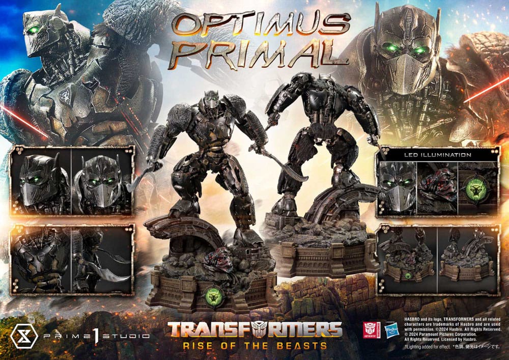 Transformers: Rise of the Beasts Museum Optimus Primal 72 cm Masterline Statue