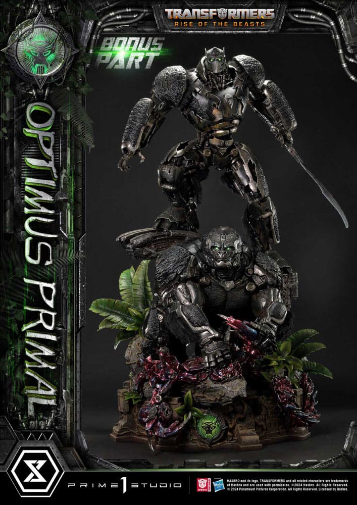 Transformers: Rise of the Beasts Museum Optimus Primal 72 cm Ultimate Bonus Version Masterline Statue