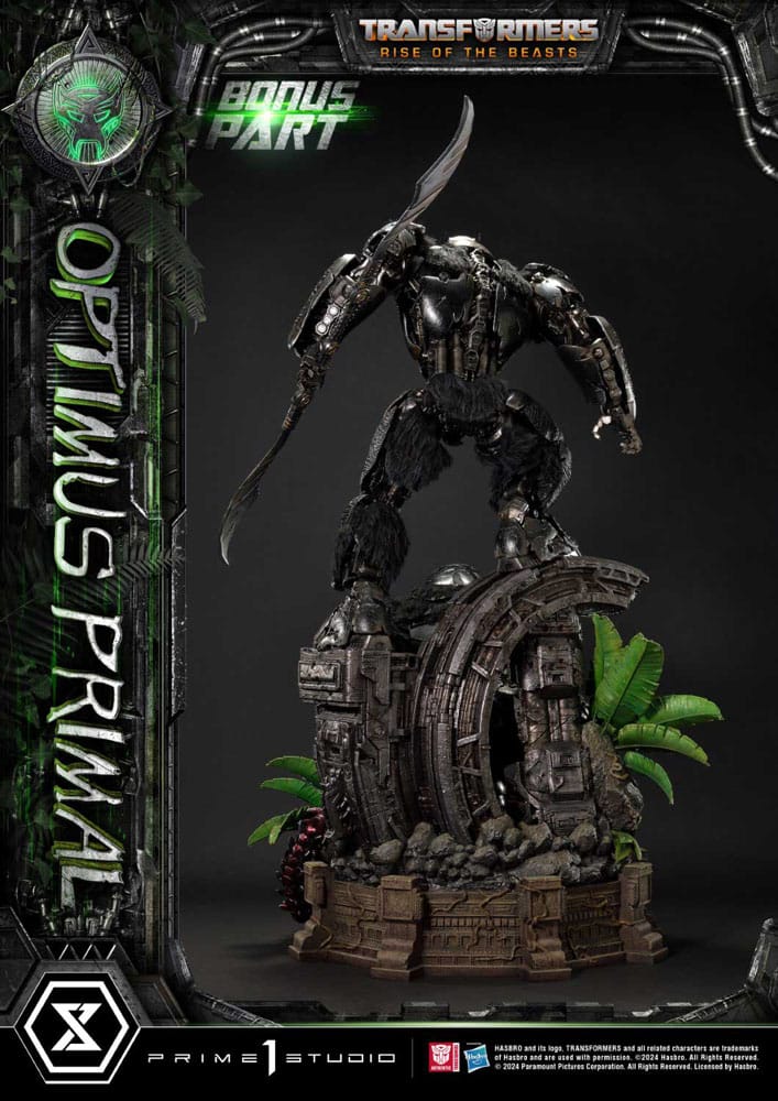 Transformers: Rise of the Beasts Museum Optimus Primal 72 cm Ultimate Bonus Version Masterline Statue