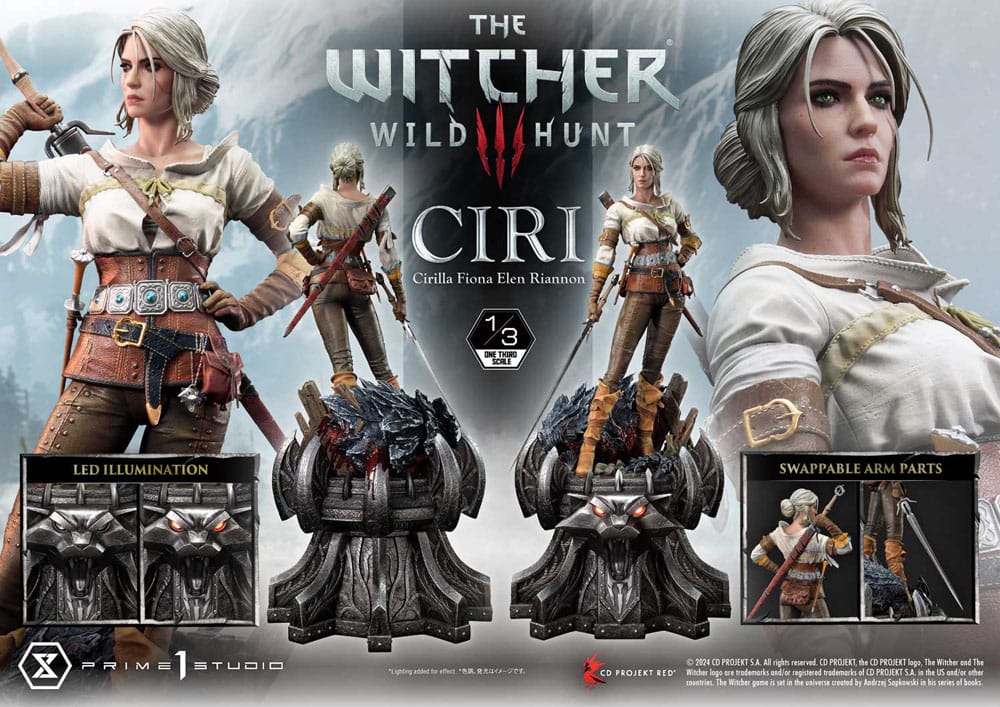 The Witcher 3 Wild Hunt Ciri Fiona Elen Riannon 81 cm 1/3 Museum Masterline Statue