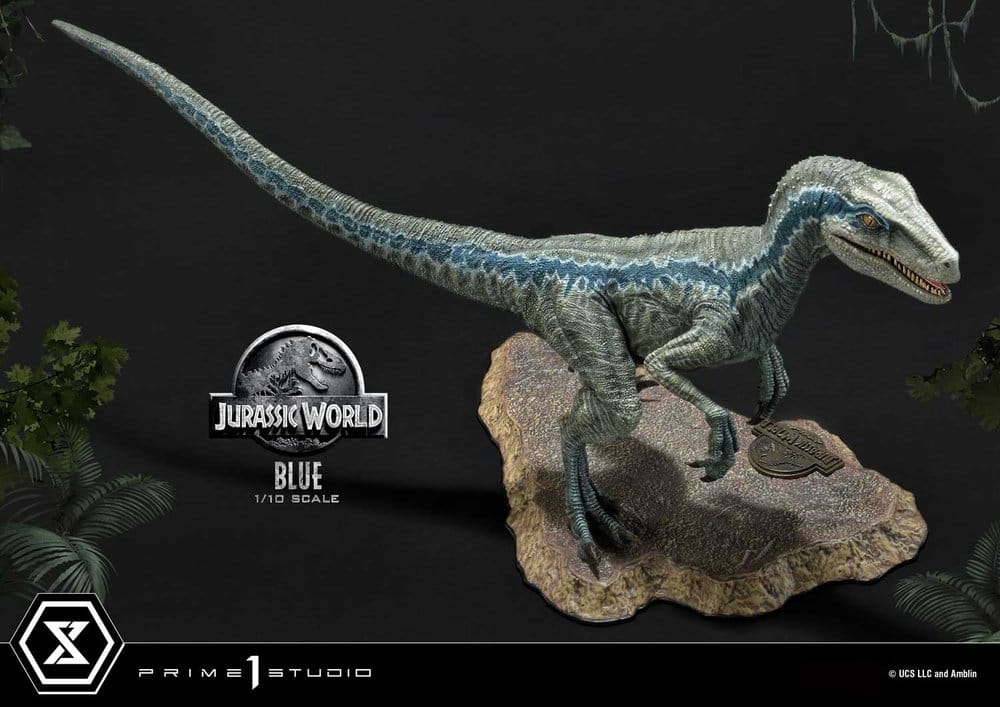 Jurassic World (Film) Prime Collectible Figures Statue 1/10 Blue 17 cm