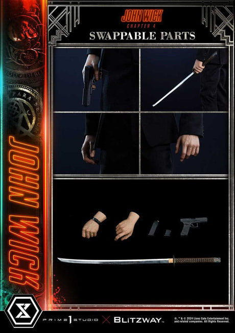 John Wick Chapter 4 John Wick 54 cm 1/4 Premium Masterline Series Statue