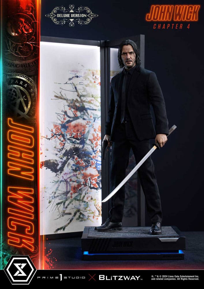 John Wick Chapter 4 John Wick 54 cm 1/4 Deluxe Version Premium Masterline Series Statue