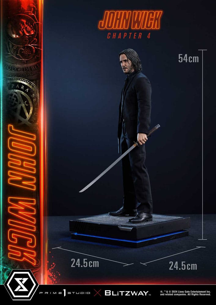 John Wick Chapter 4 John Wick 54 cm 1/4 Bonus Version Premium Masterline Series Statue