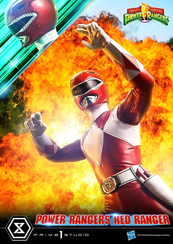 Mighty Morphin Power Rangers Premium Masterline Statue 1/4 Red Ranger 62 cm