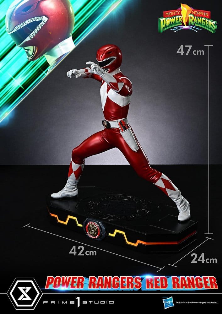 Mighty Morphin Power Rangers Premium Masterline Statue 1/4 Red Ranger 62 cm