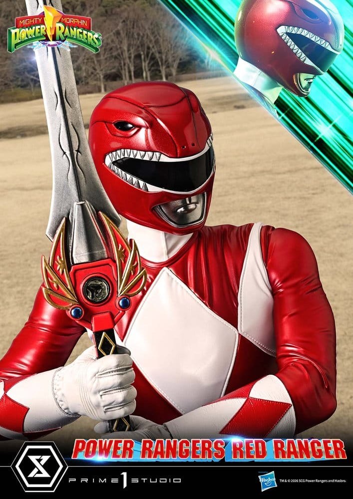 Mighty Morphin Power Rangers Premium Masterline Statue 1/4 Red Ranger 62 cm
