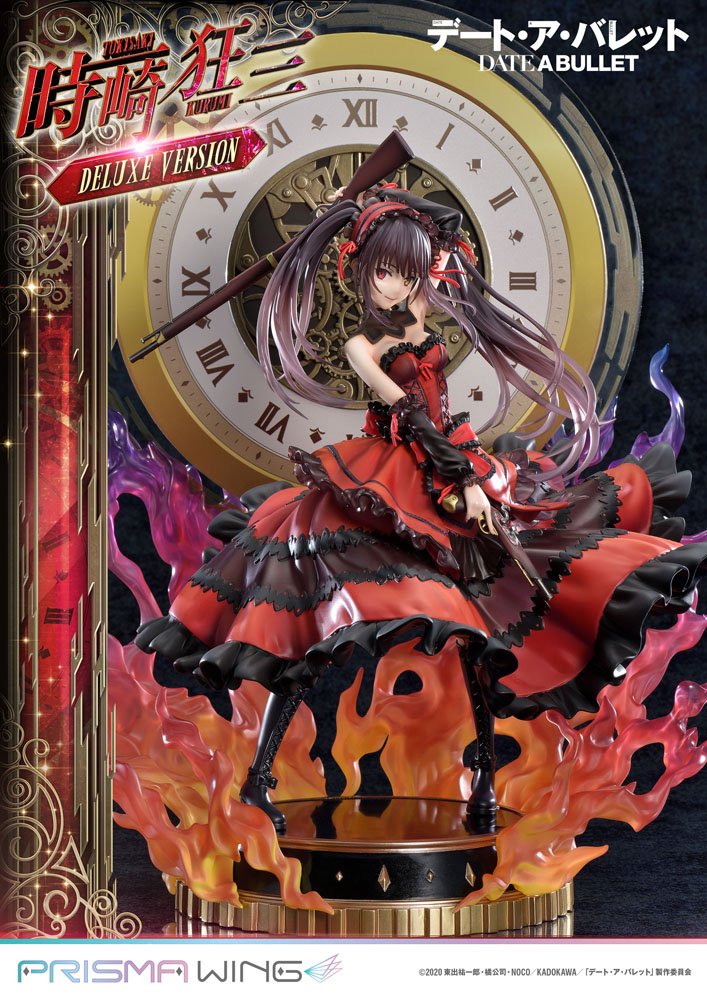 Date A Live Fragment: Date A Bullet Prisma Wing PVC Statue 1/7 Kurumi Tokisaki Deluxe Version 37 cm