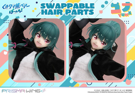 Kuma Kuma Kuma Bear Punch! Prisma Wing PVC Statue 1/7 Yuna Deluxe Version 28 cm