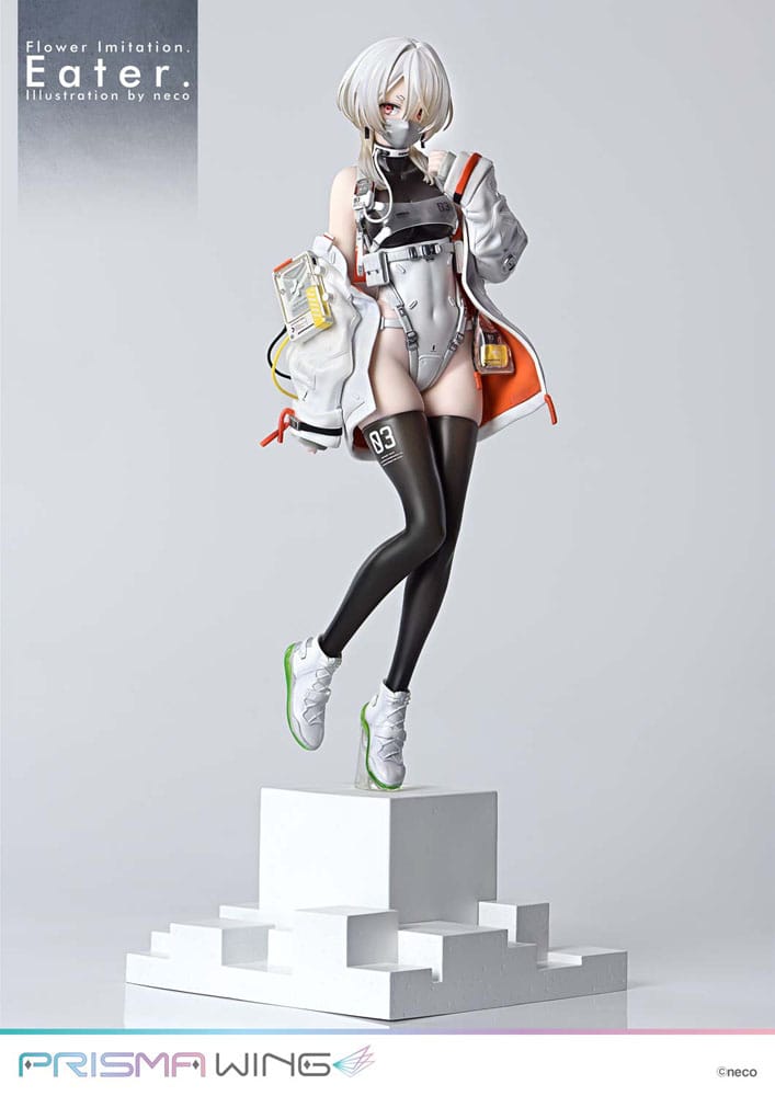 Flower Imitation Prisma Wing PVC Statue 1/7 Eater Illustration by neco 32 cm