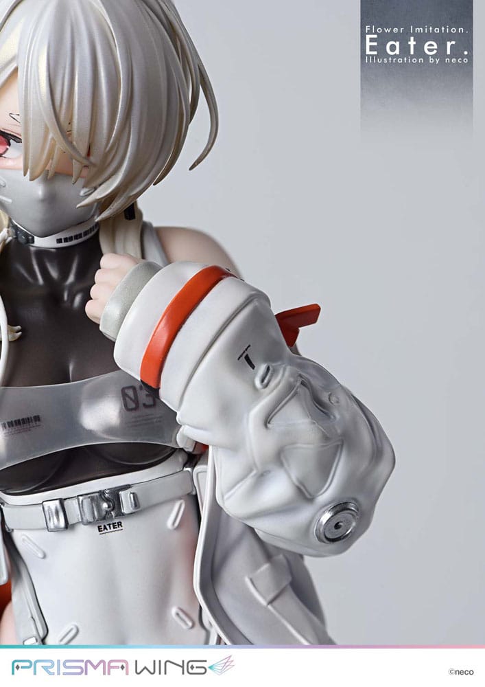 Flower Imitation Prisma Wing PVC Statue 1/7 Eater Illustration by neco 32 cm
