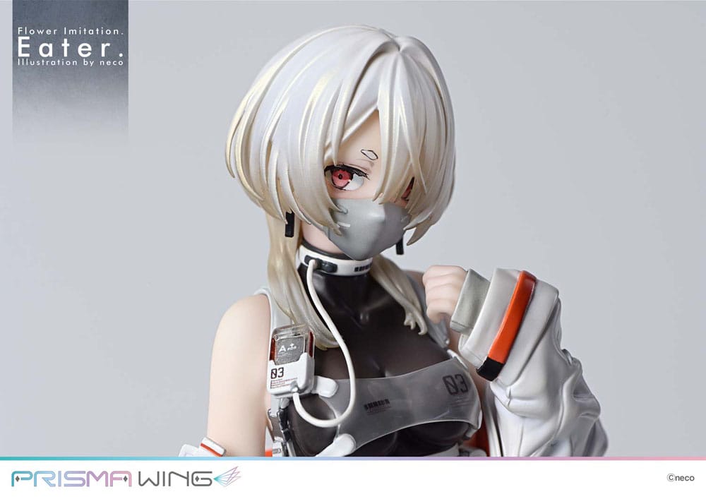 Flower Imitation Prisma Wing PVC Statue 1/7 Eater Illustration by neco 32 cm