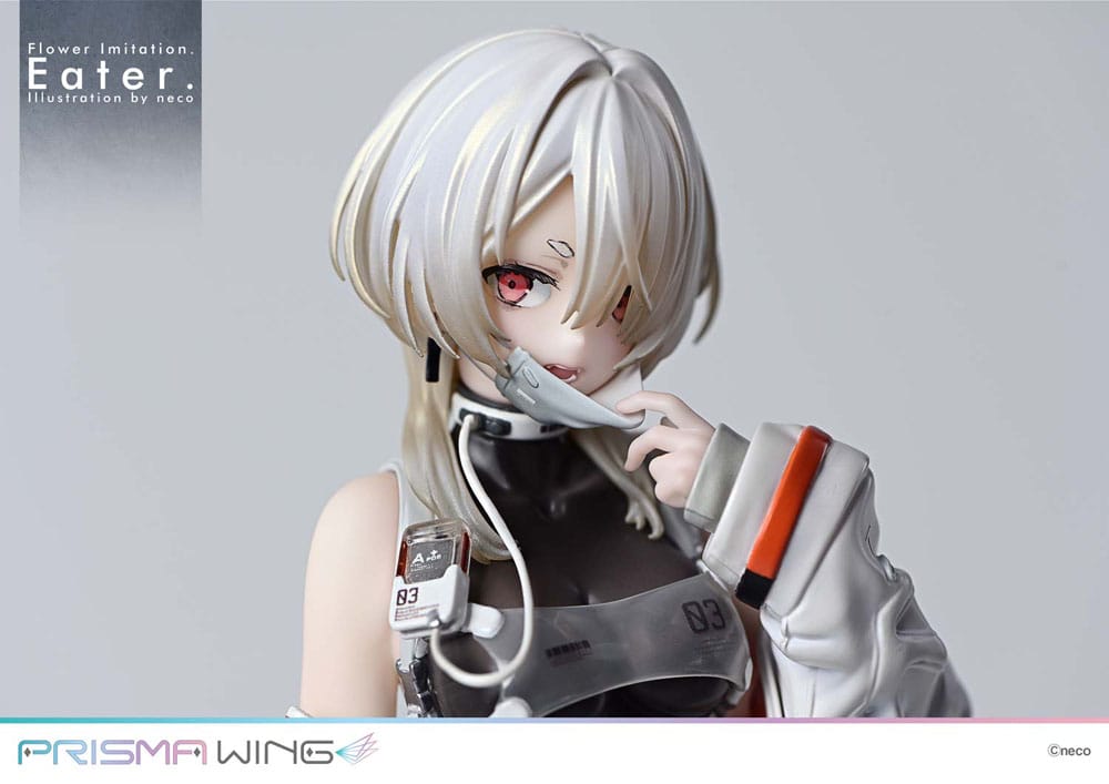 Flower Imitation Prisma Wing PVC Statue 1/7 Eater Illustration by neco 32 cm