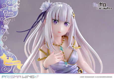 Re:Zero Prisma Wing Statue 1/7 Emilia Glass Edition 29 cm