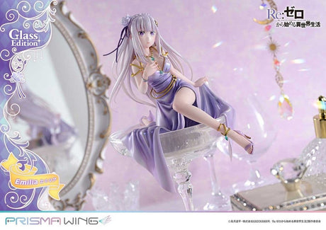 Re:Zero Prisma Wing Statue 1/7 Emilia Glass Edition 29 cm