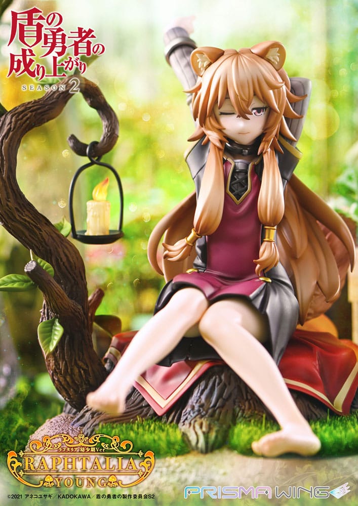 The Rising of the shield Hero Season 2 Raphtalia Young Version 15cm 1/7 Scale Prisma Wing PVC Statue