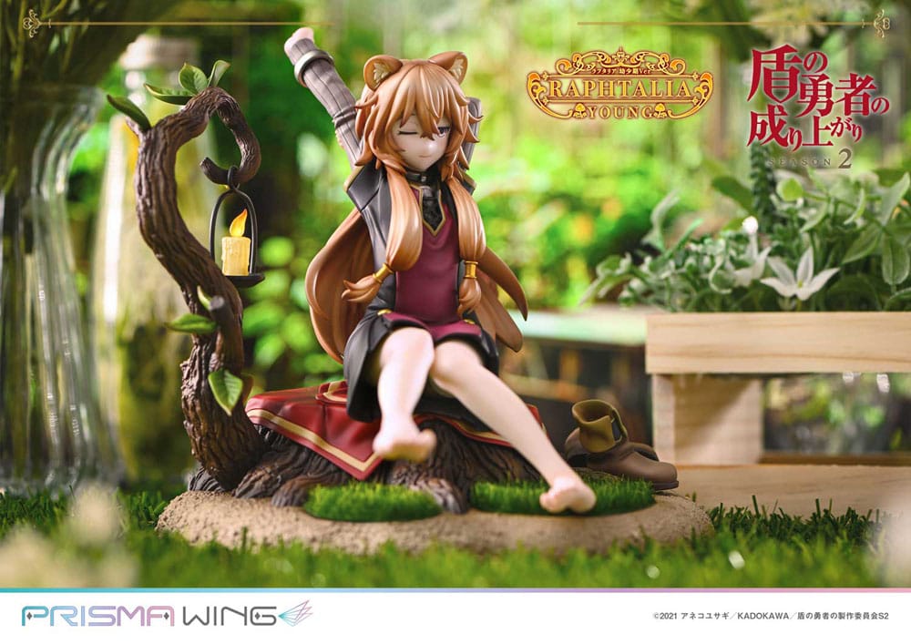 The Rising of the shield Hero Season 2 Raphtalia Young Version 15cm 1/7 Scale Prisma Wing PVC Statue