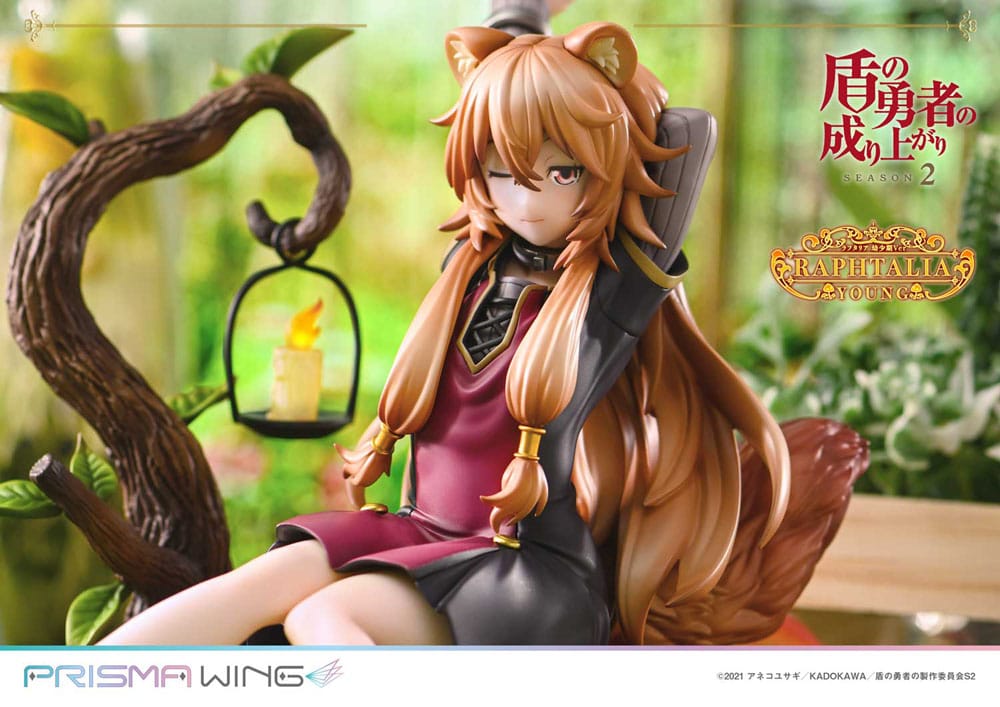 The Rising of the shield Hero Season 2 Raphtalia Young Version 15cm 1/7 Scale Prisma Wing PVC Statue