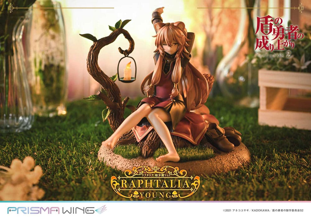 The Rising of the shield Hero Season 2 Raphtalia Young Version 15cm 1/7 Scale Prisma Wing PVC Statue