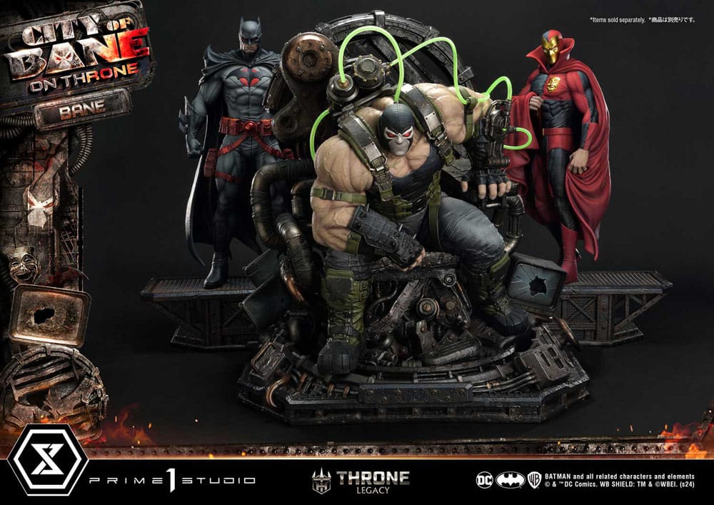 DC Comics Throne Legacy Batman Bane on Throne Deluxe Bonus Version 61 cm 1/4 Collection Statue