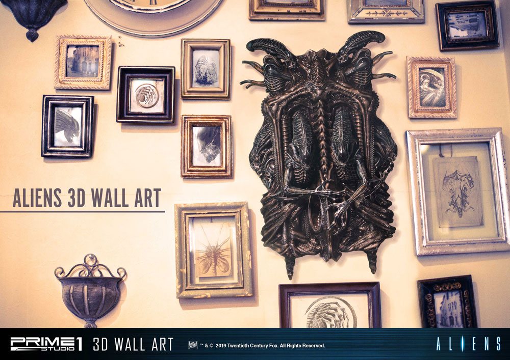 Aliens 32 x 50 cm 3D Wall Art