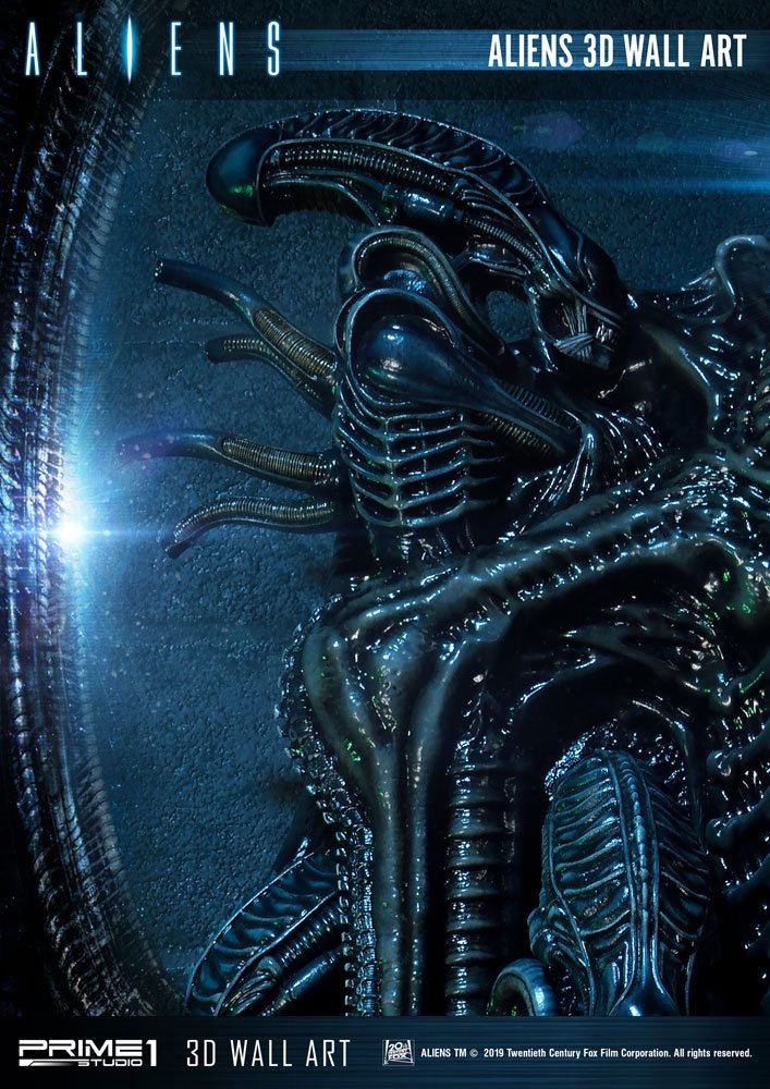 Aliens 32 x 50 cm 3D Wall Art