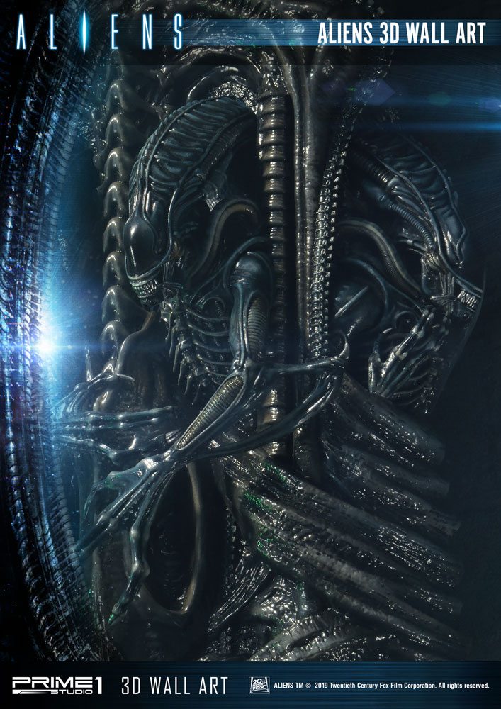 Aliens 32 x 50 cm 3D Wall Art
