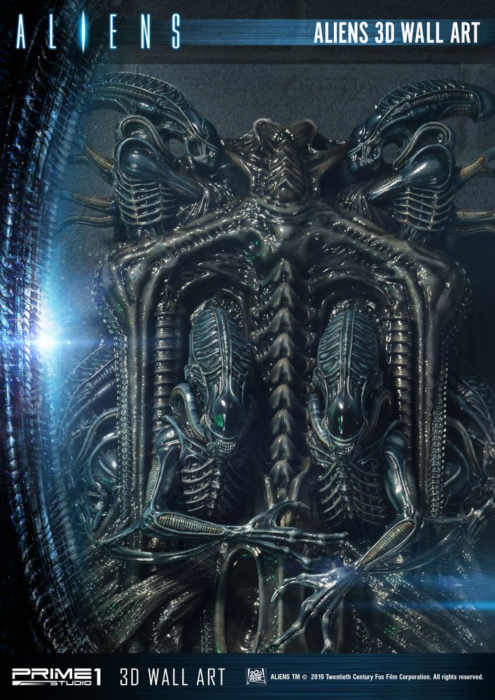 Aliens 32 x 50 cm 3D Wall Art