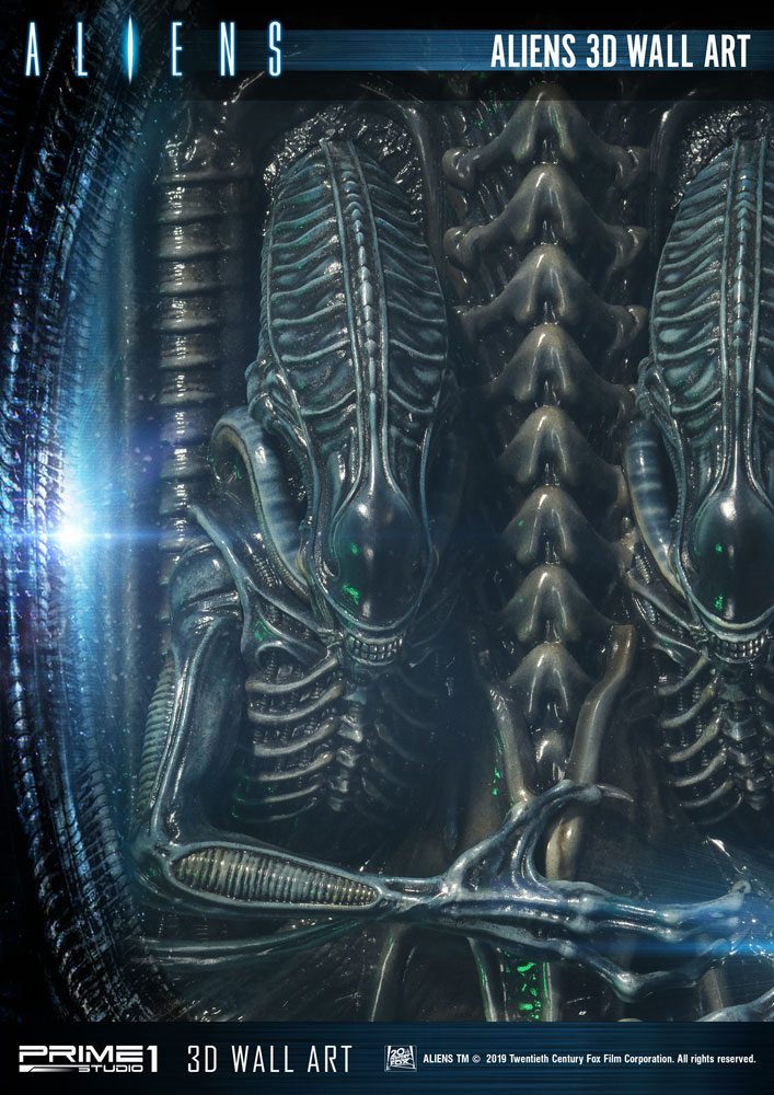 Aliens 32 x 50 cm 3D Wall Art