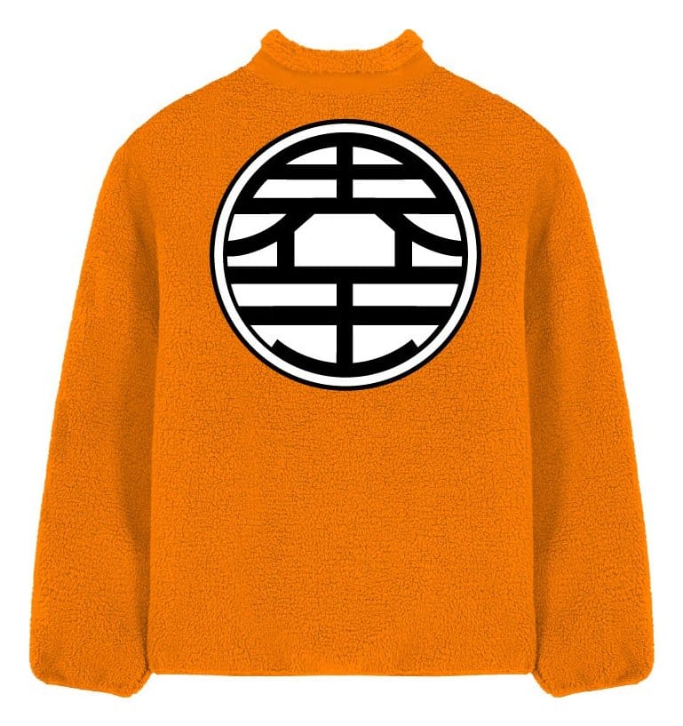 Dragon Ball Z Sherpa Jacket  Goku Kanji Size L