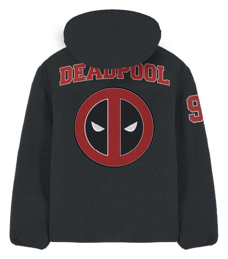 Marvel Sherpa Jacket Deadpool Logo Size M