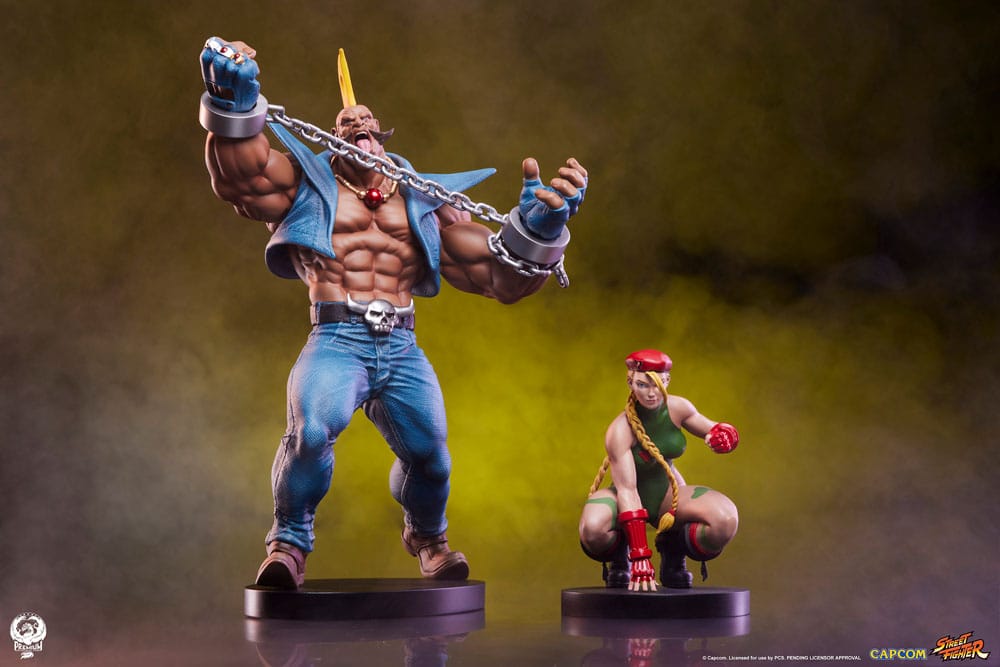 Street Fighter Cammy & Birdie 24cm 1/10 Scale PVC Statues