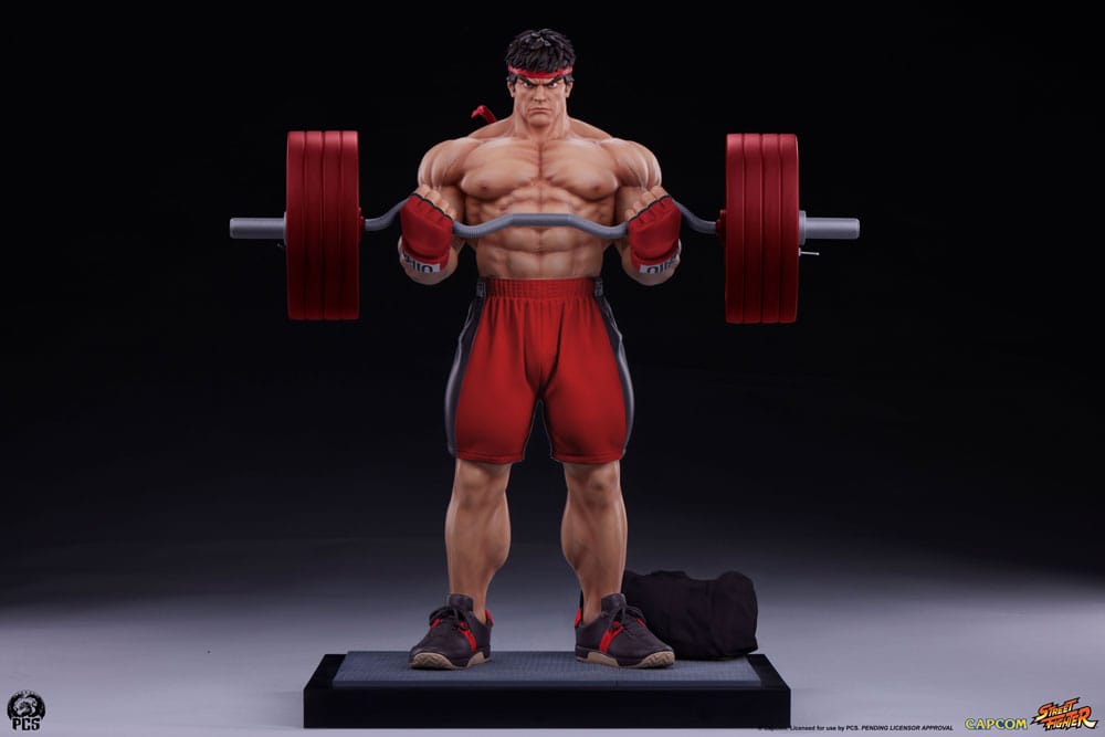 Street Fighter Ryu: Powerlifting 53 cm 1/4 Premier Series Statue