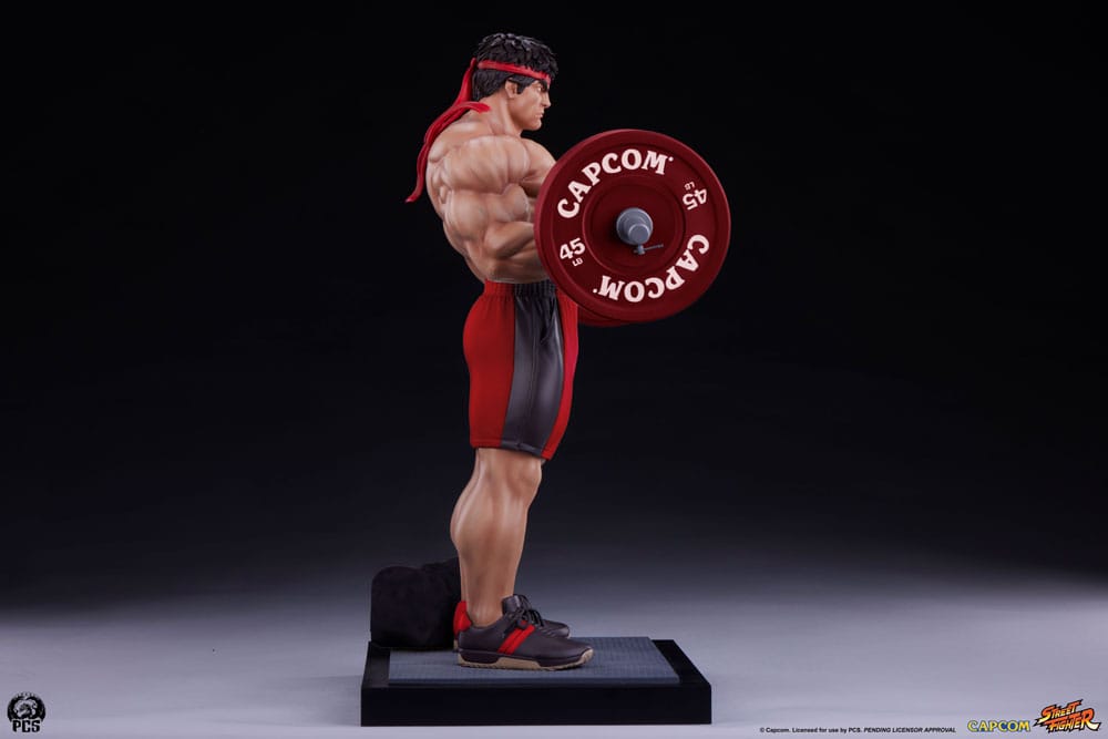 Street Fighter Ryu: Powerlifting 53 cm 1/4 Premier Series Statue