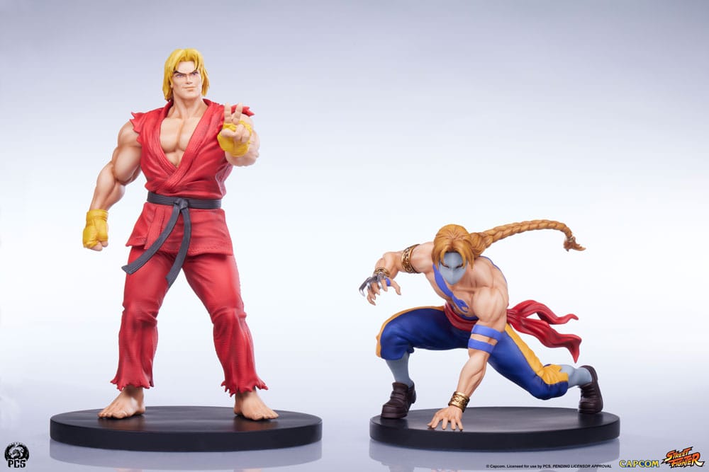 Street Fighter Street Jam Ken & Vega 1/10 Statue Set