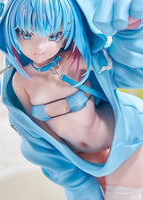 Virtual illustrator Kanzarin PVC Figure 1/6 kanzarin-chan: Cat-Eared Hoodie Ver. 26 cm
