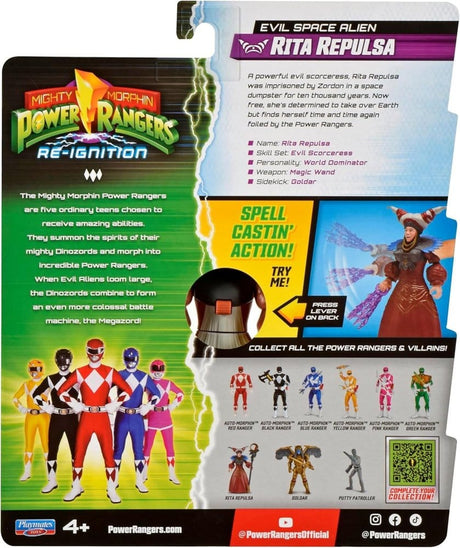 Power Rangers Evil Space Alien Action Figure Rita Repulsa 13 cm