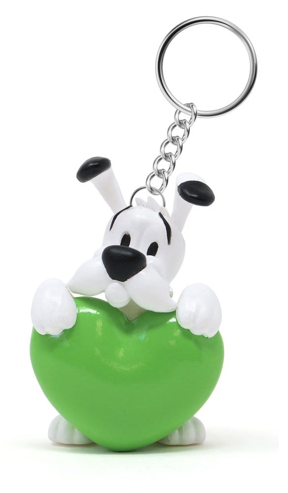 Asterix Keychain Dogmatix Green Heart