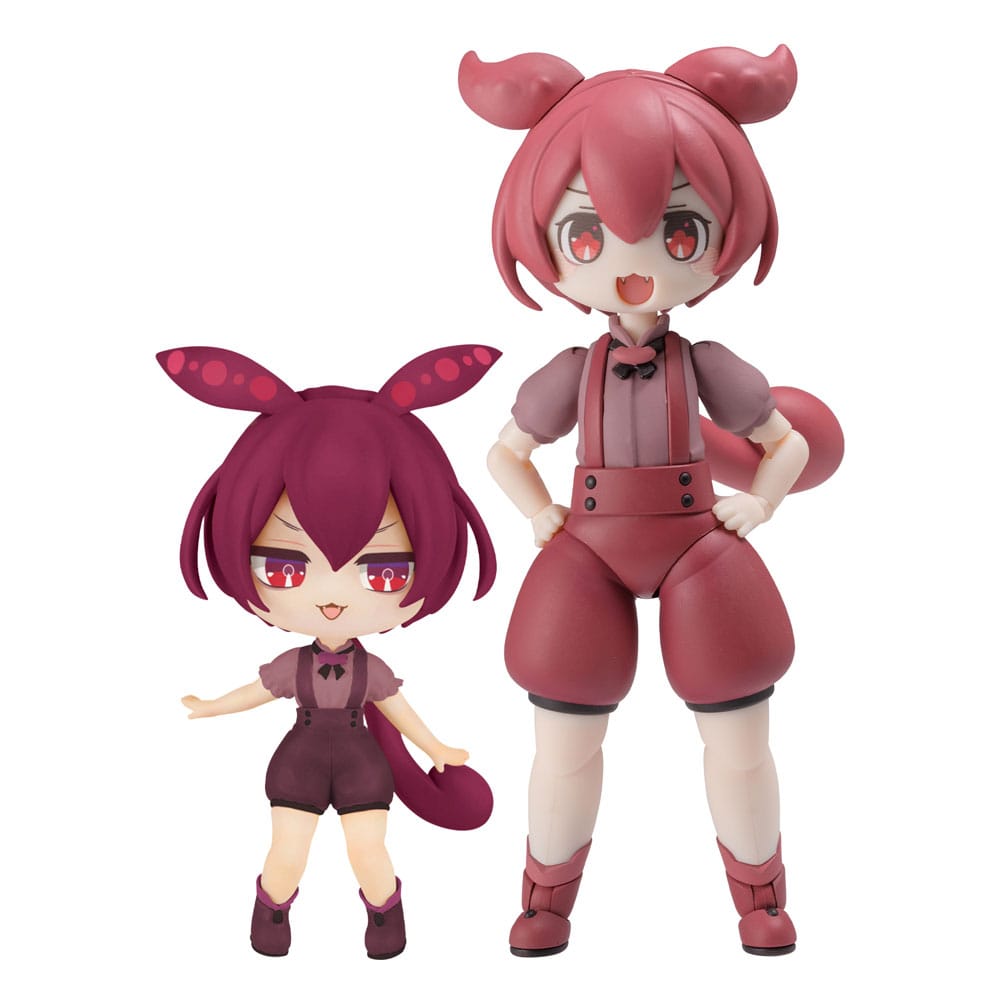 Tohoku Zunko Plafia Ankomon Mini Figure Set 10 cm 1/12 Plastic Model Kit