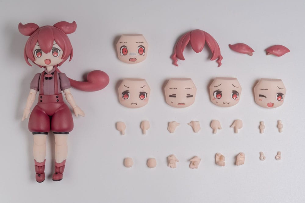 Tohoku Zunko Plafia Ankomon Mini Figure Set 10 cm 1/12 Plastic Model Kit