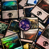 Magic: The Gathering Pins Blind Box Mystery Stained Glass Lands Assortment (10)