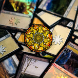 Magic: The Gathering Pins Blind Box Mystery Stained Glass Lands Assortment (10)