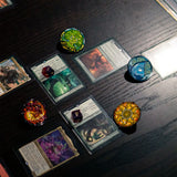 Magic: The Gathering Pins Blind Box Mystery Stained Glass Lands Assortment (10)