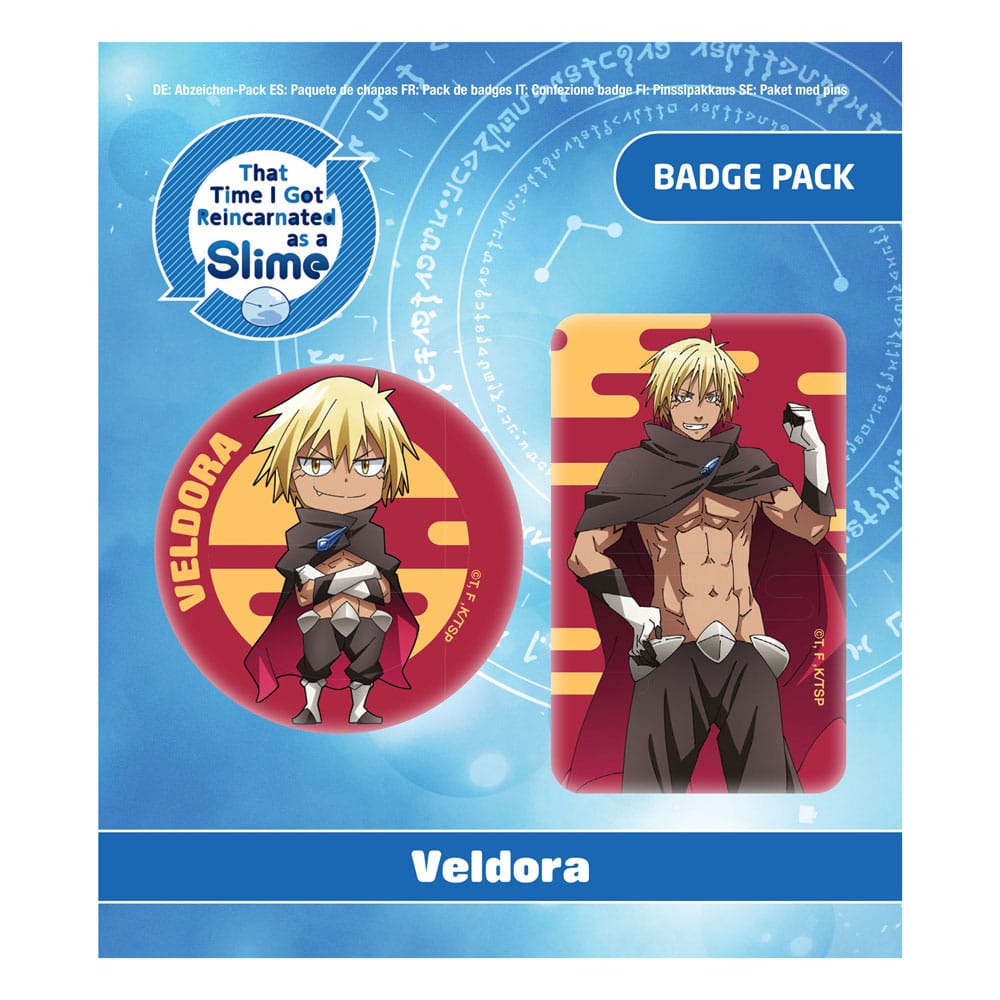 That Time I Got Reincarnated as a Slime Pin Badges 2-Pack Veldora Human Form