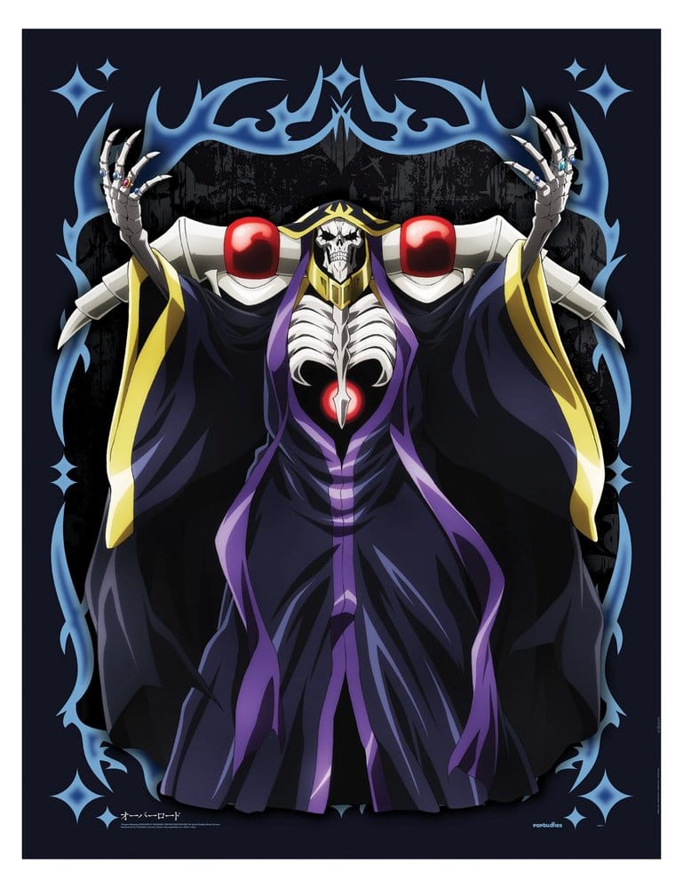 Overlord Wallscroll Ainz Ooal Gown 130 x 170 cm