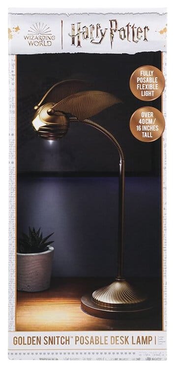 Harry Potter Desk Lamp Golden Snitch Posable