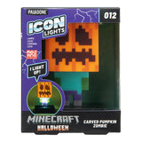 Minecraft Icons Light Zombie Jack O Lantern 10 cm