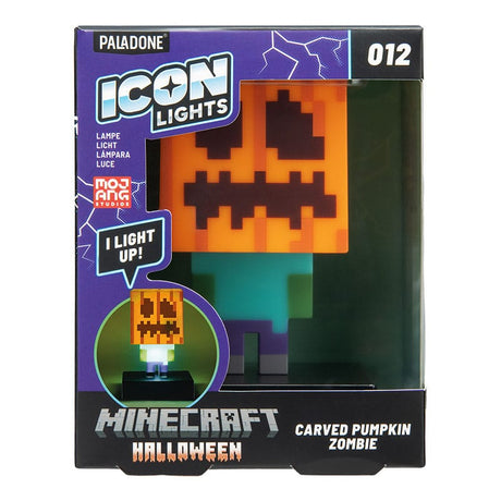 Minecraft Icons Light Zombie Jack O Lantern 10 cm