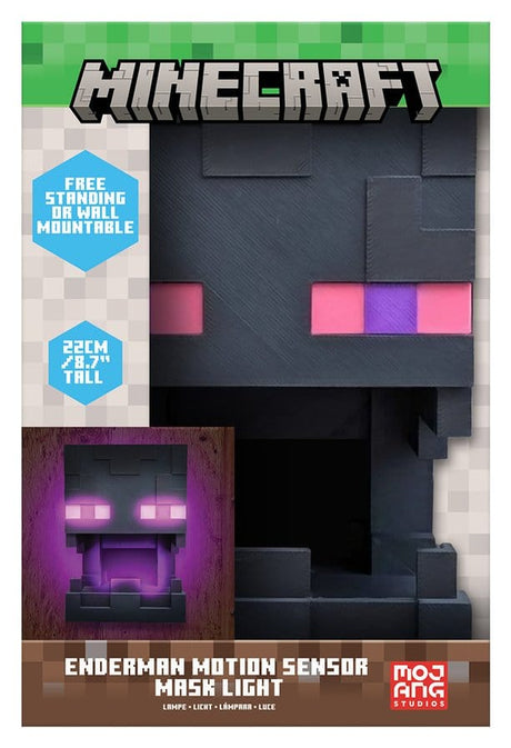 Minecraft Light Enderman Mask Motion Sensor 25 cm